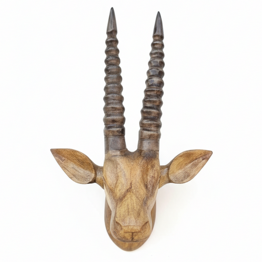 Savanna Antelope Wall Mounted Sculpture - Tribal Handicrafts