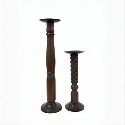 Moksha Candle Stands (Set of 2) image 1