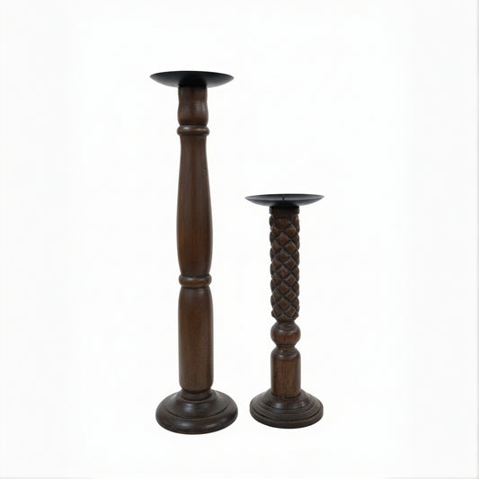 Moksha Candle Stands (Set of 2) image 1