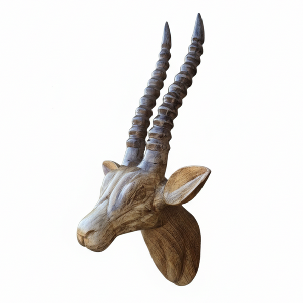 Savanna Antelope Wall Mounted Sculpture - Tribal Handicrafts
