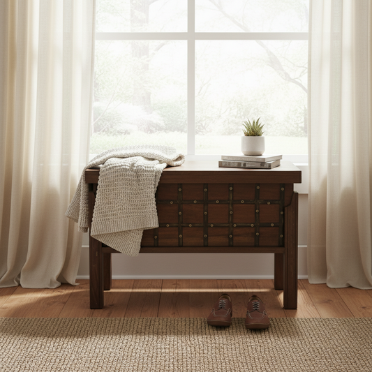 Sandook Metal Accent Storage Box