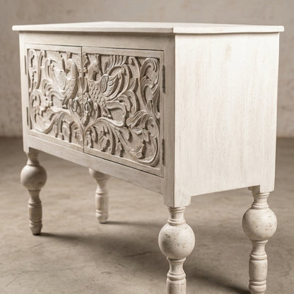 Gulab Carved Storage Console Unit