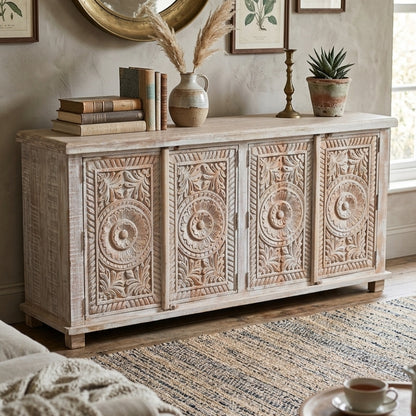 Chakra Carved Sideboard