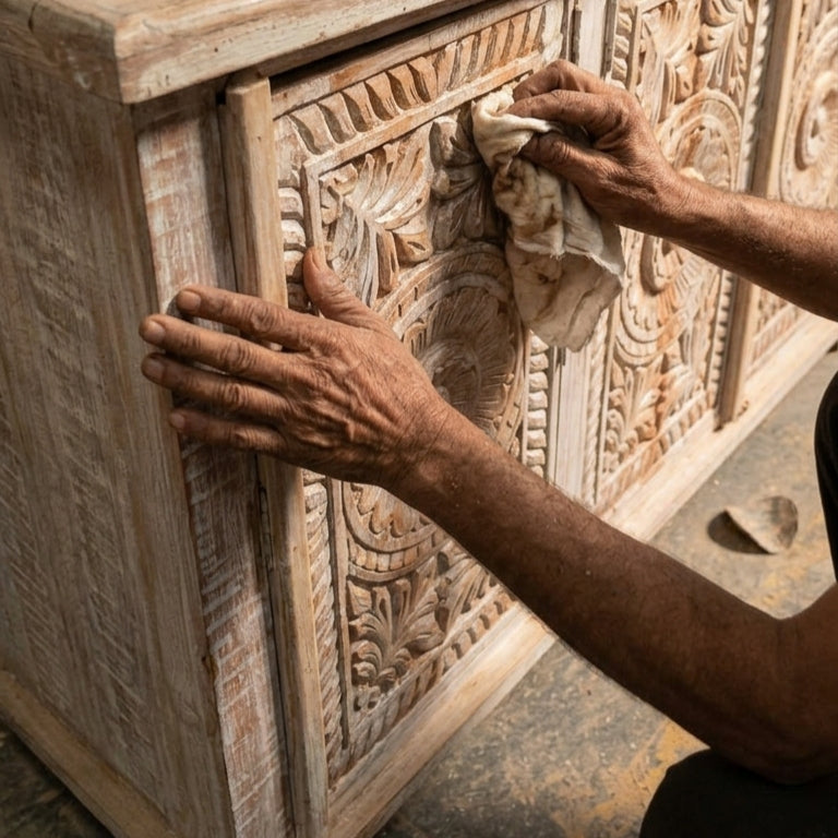 Chakra Carved Sideboard