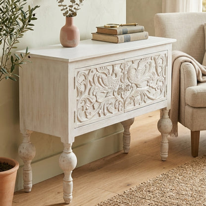 Gulab Carved Storage Console Unit