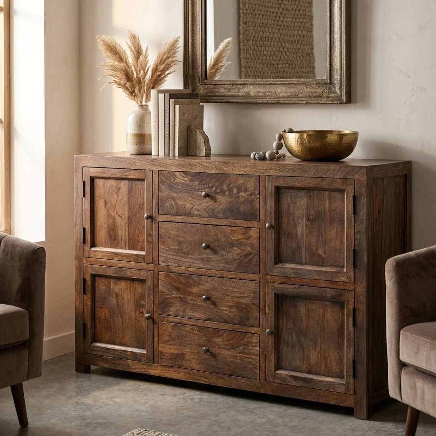 Saumya Wooden Storage Sideboard