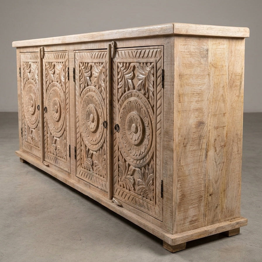 Chakra Carved Sideboard