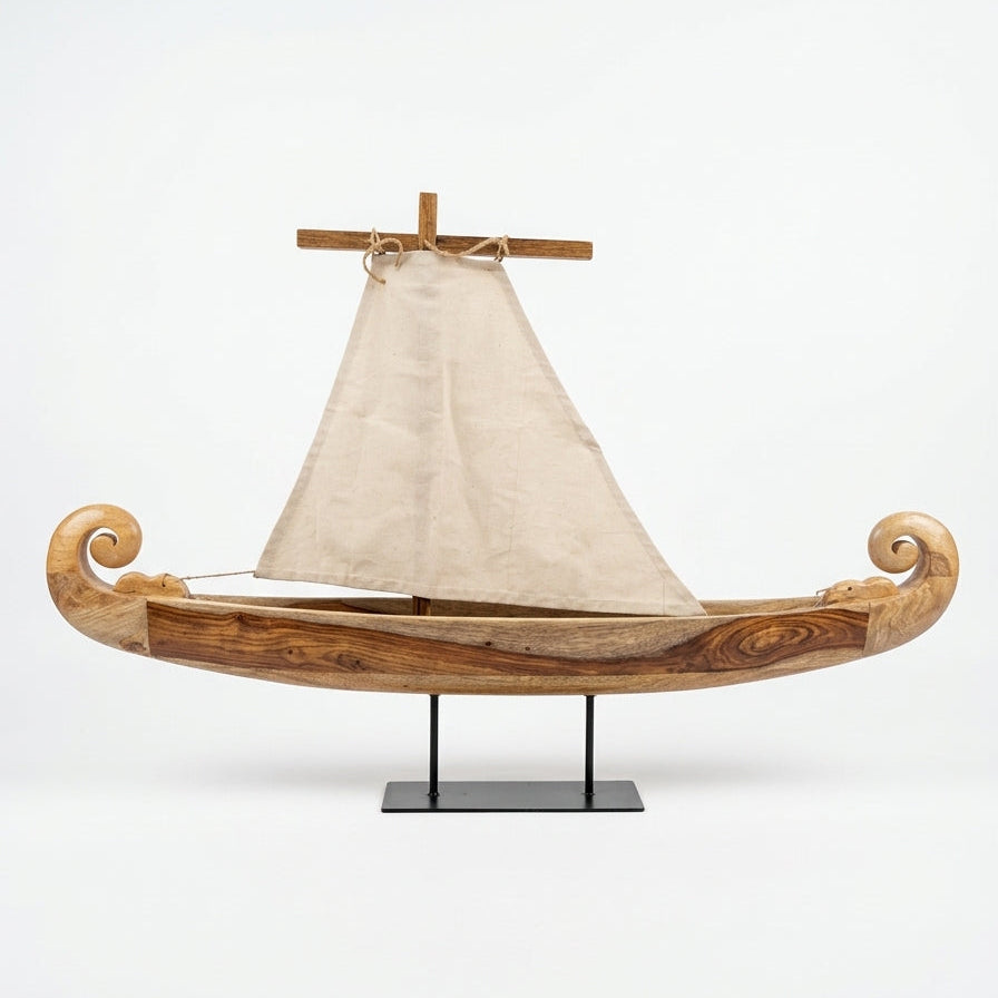 Kashti Wooden Boat Decor