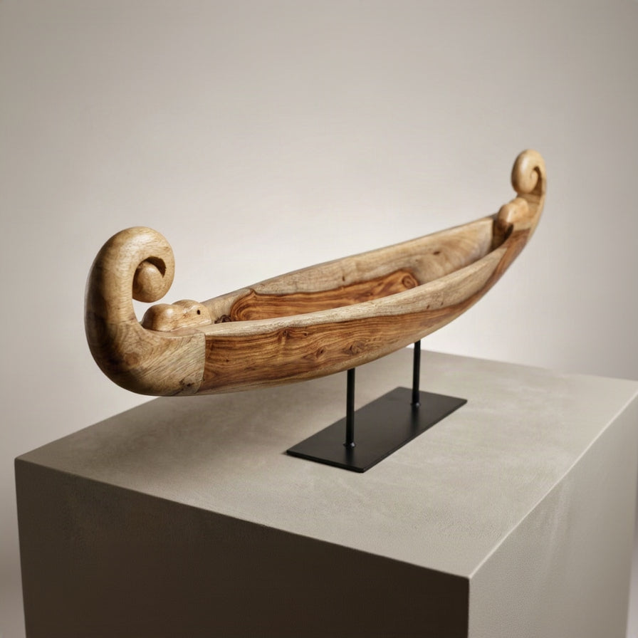 Kashti Wooden Boat Decor