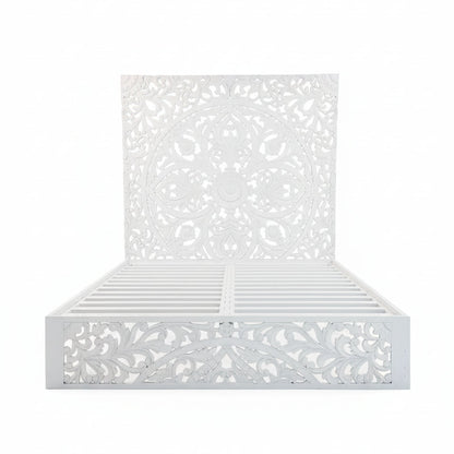Rani Carved Panel Bed image 0