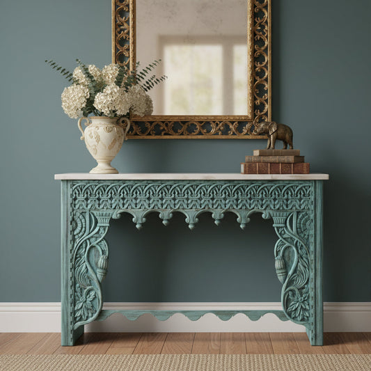 Rani Carved Console Table image 1