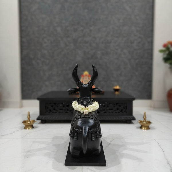 Nandi Carved Wooden Sculpture image 1