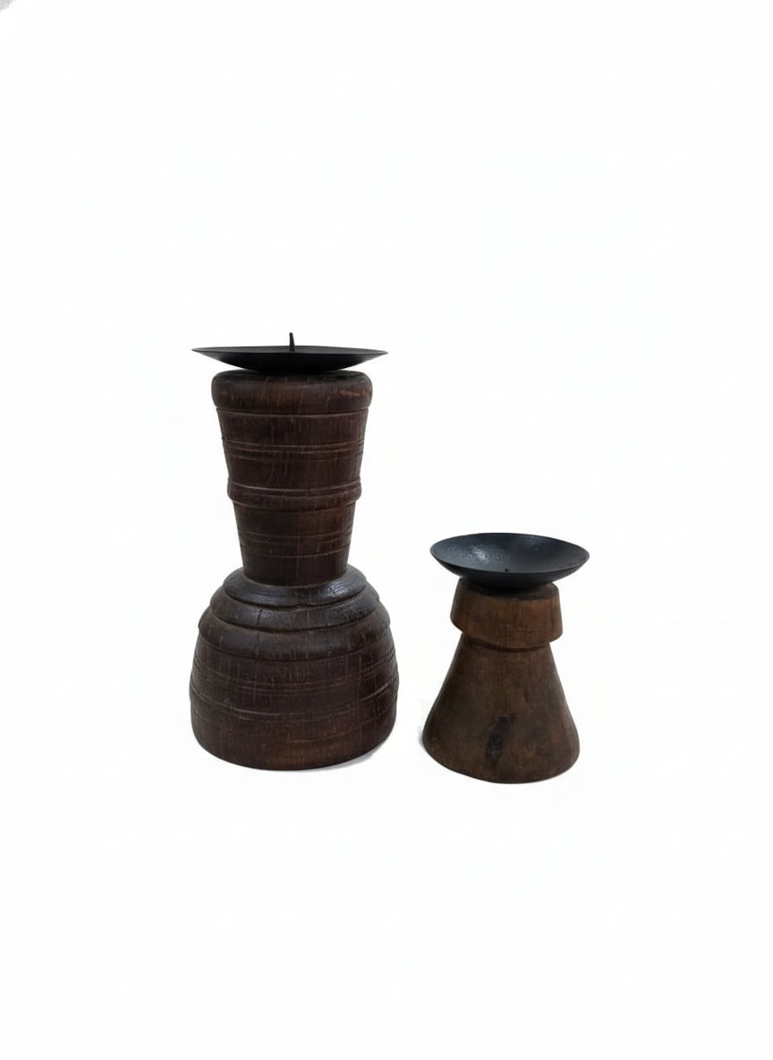Moksha Candle Stands (Set of 2) image 0