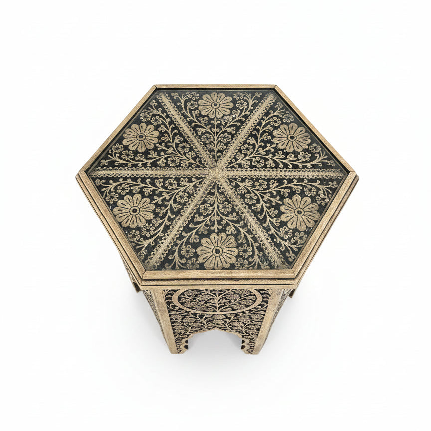 Mehr Hexagon Accent Table image 1