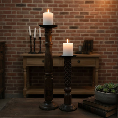 Moksha Candle Stands (Set of 2) image 3