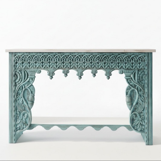 Rani Carved Console Table image 0