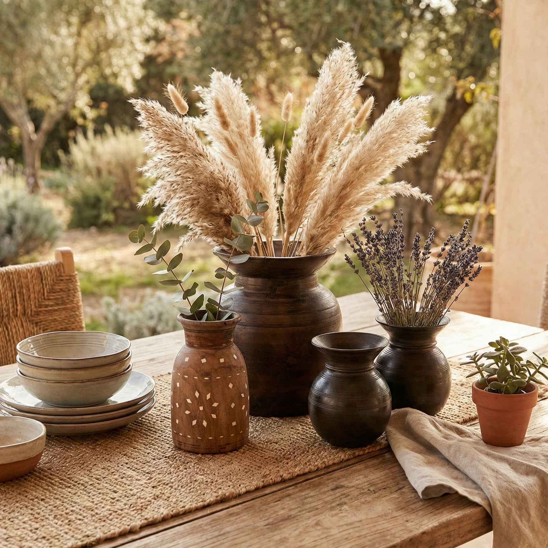 Kumbh Distressed Pots - Tribal Handicrafts