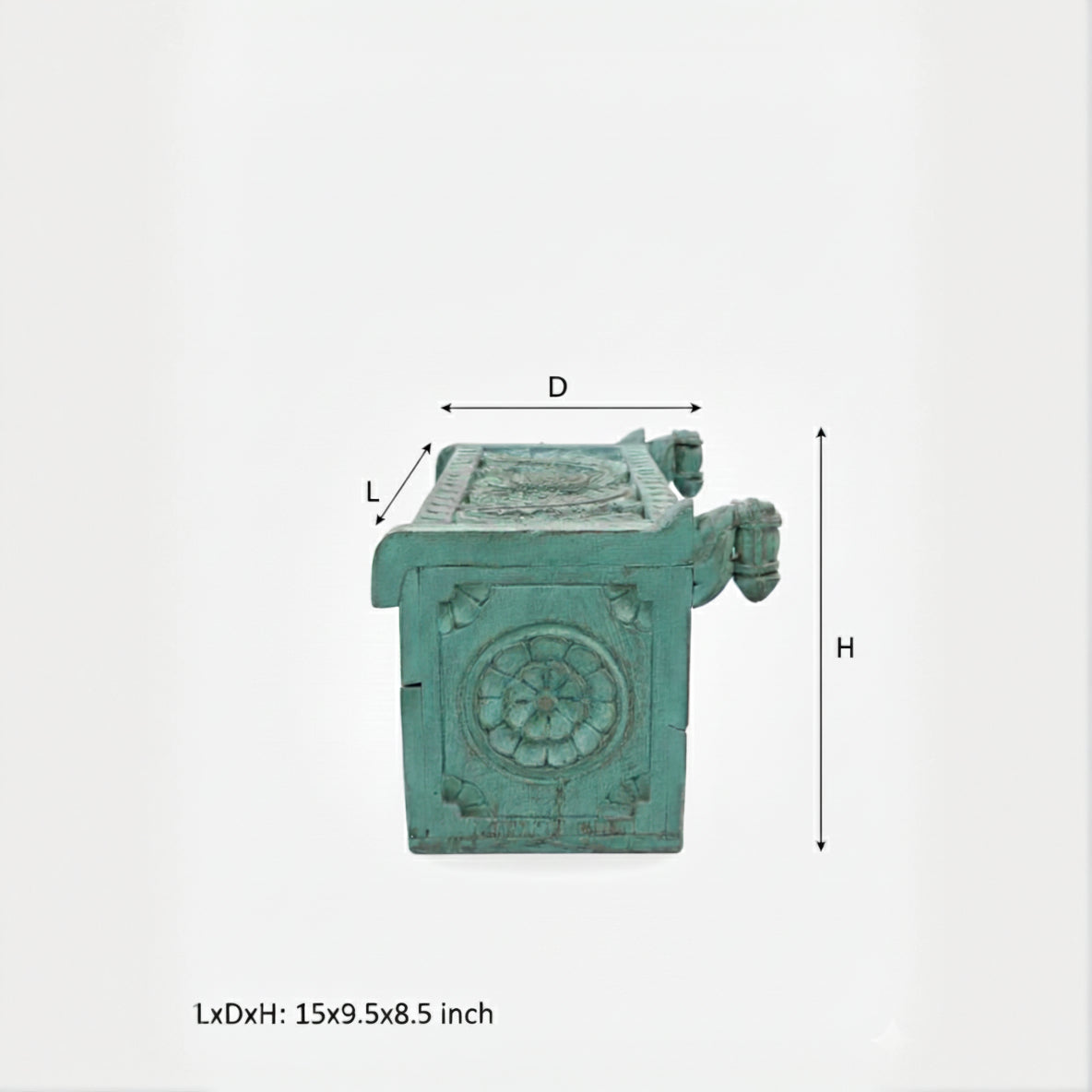 Panchtantra Carved Vanity Box image 3