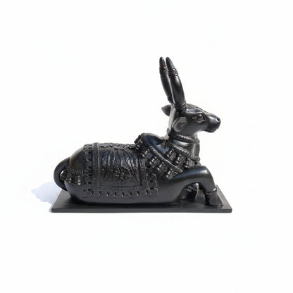 Nandi Carved Wooden Sculpture image 5