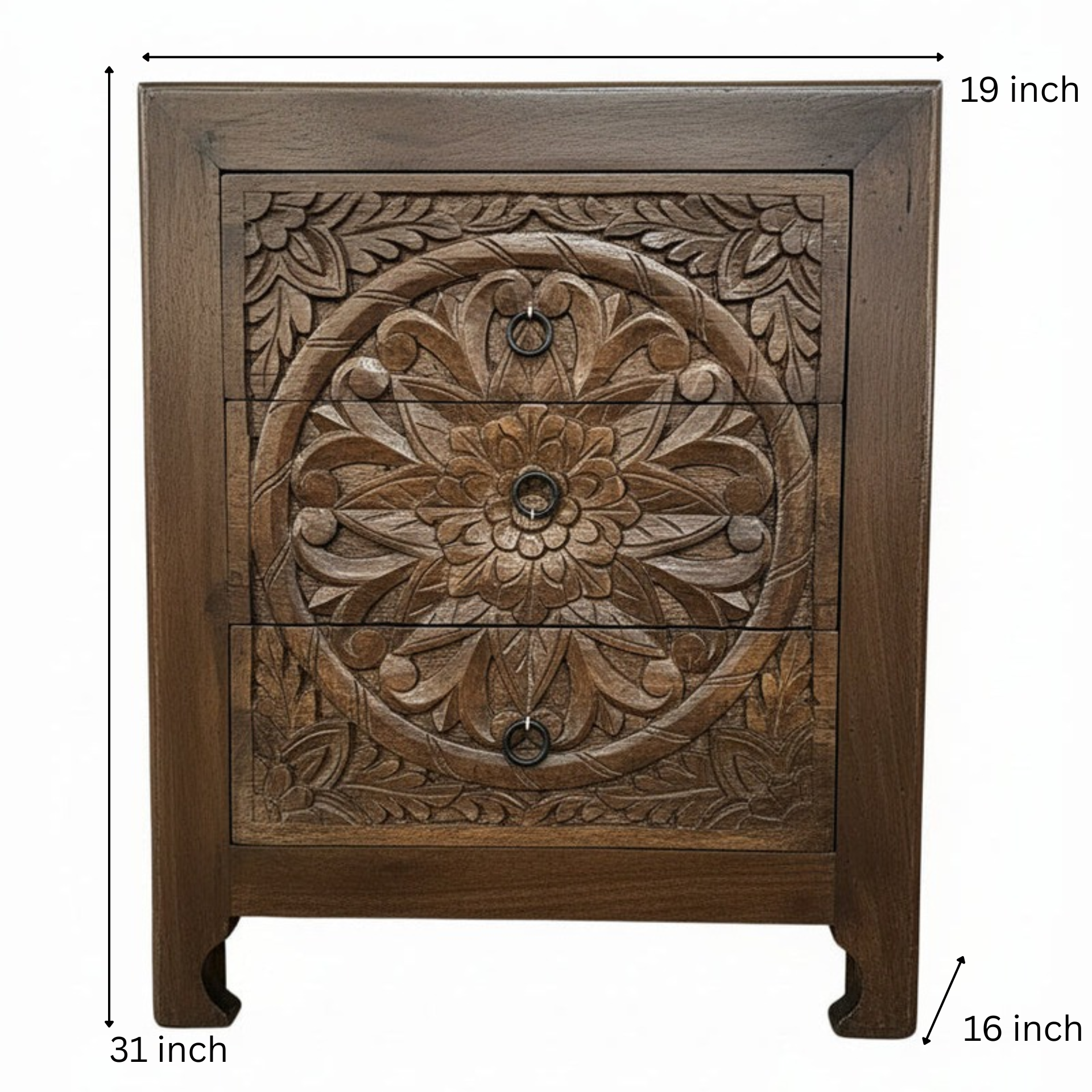 Kamala Floral Medallion Bedside image 0