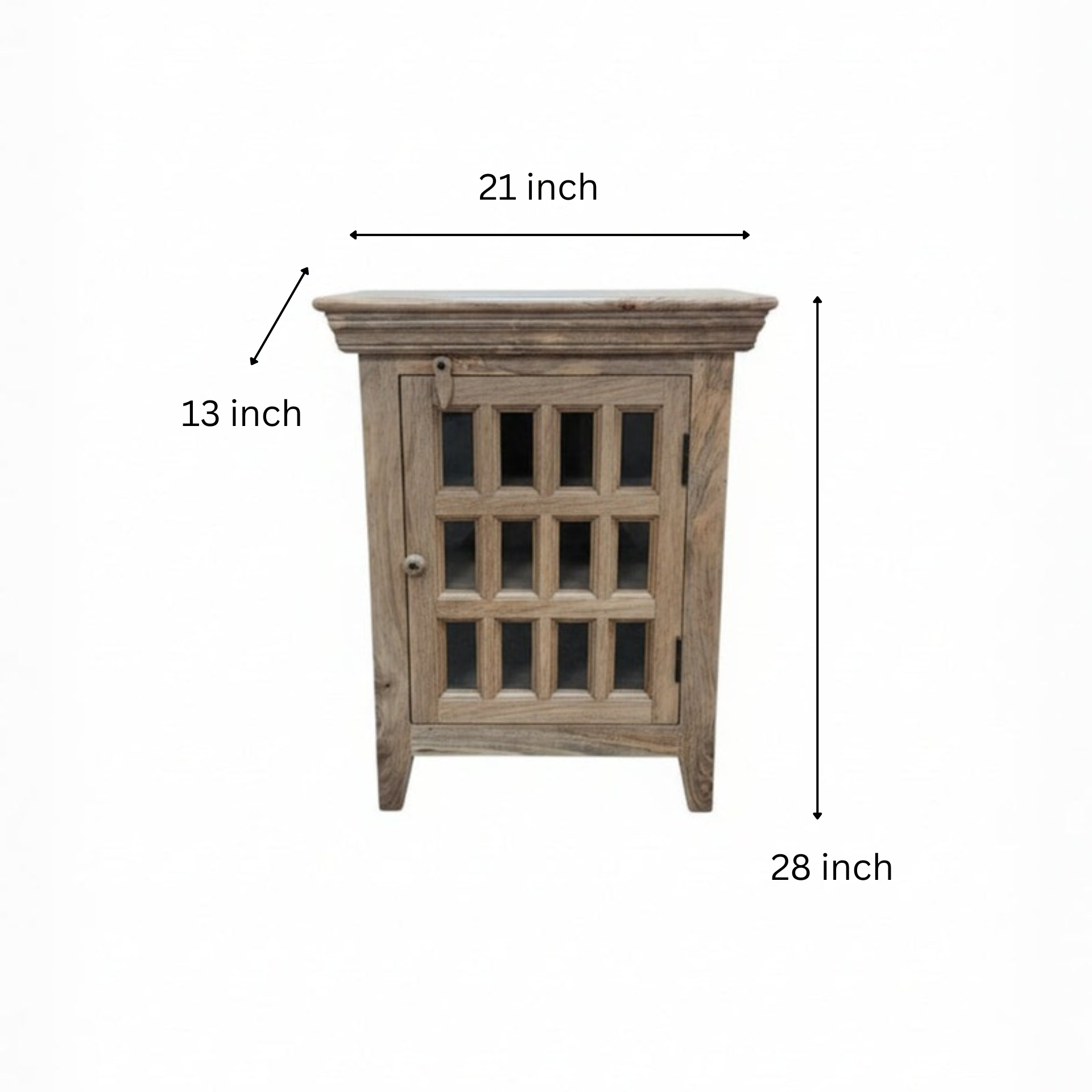 Rojo Mirra Bedside - Tribal Handicrafts