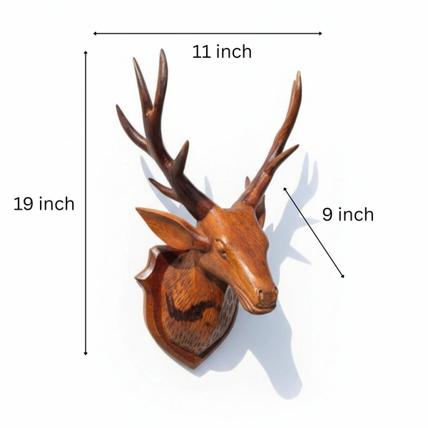 Vanraj Stag Wall Mounted Sculpture image 2
